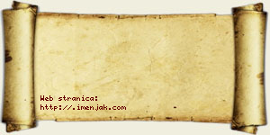 Andjelina Pašić vizit kartica